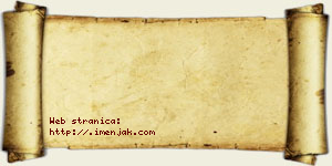 Isak Marjanović vizit kartica